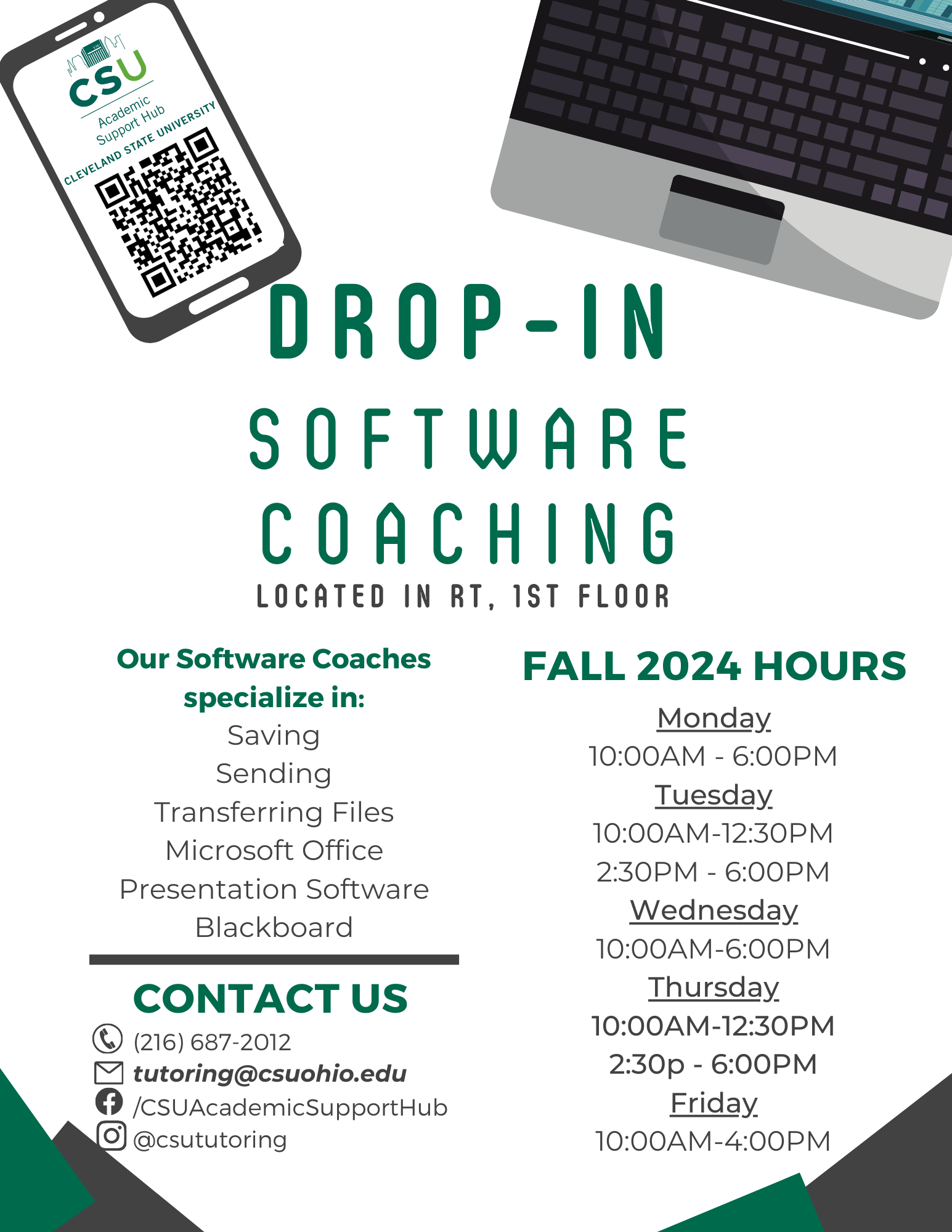 Software Coaching Flyer Fall 24