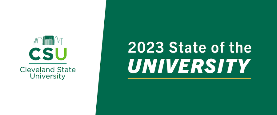 State of the University 2023 logo