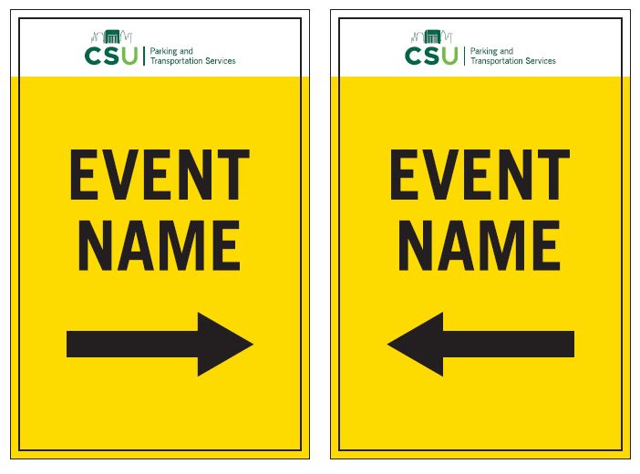 Event Signage Template of size 24 inches x 36 inches