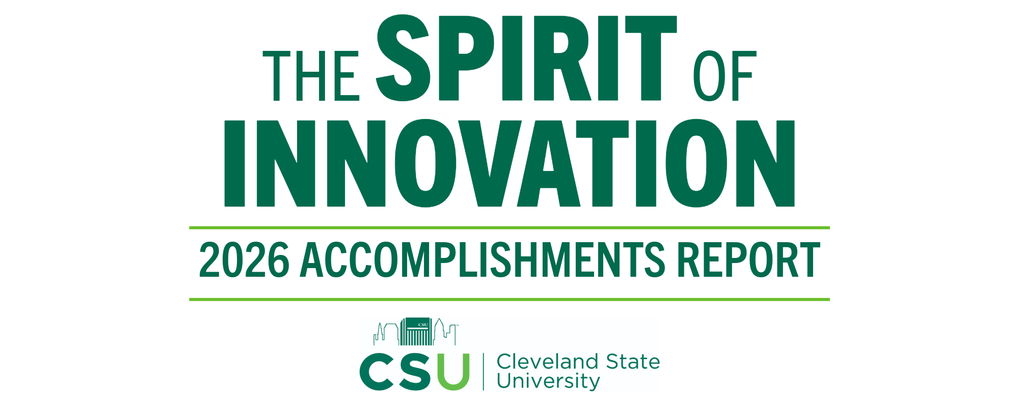 The Spirit of Innovation - 2026 Accomplishments Report