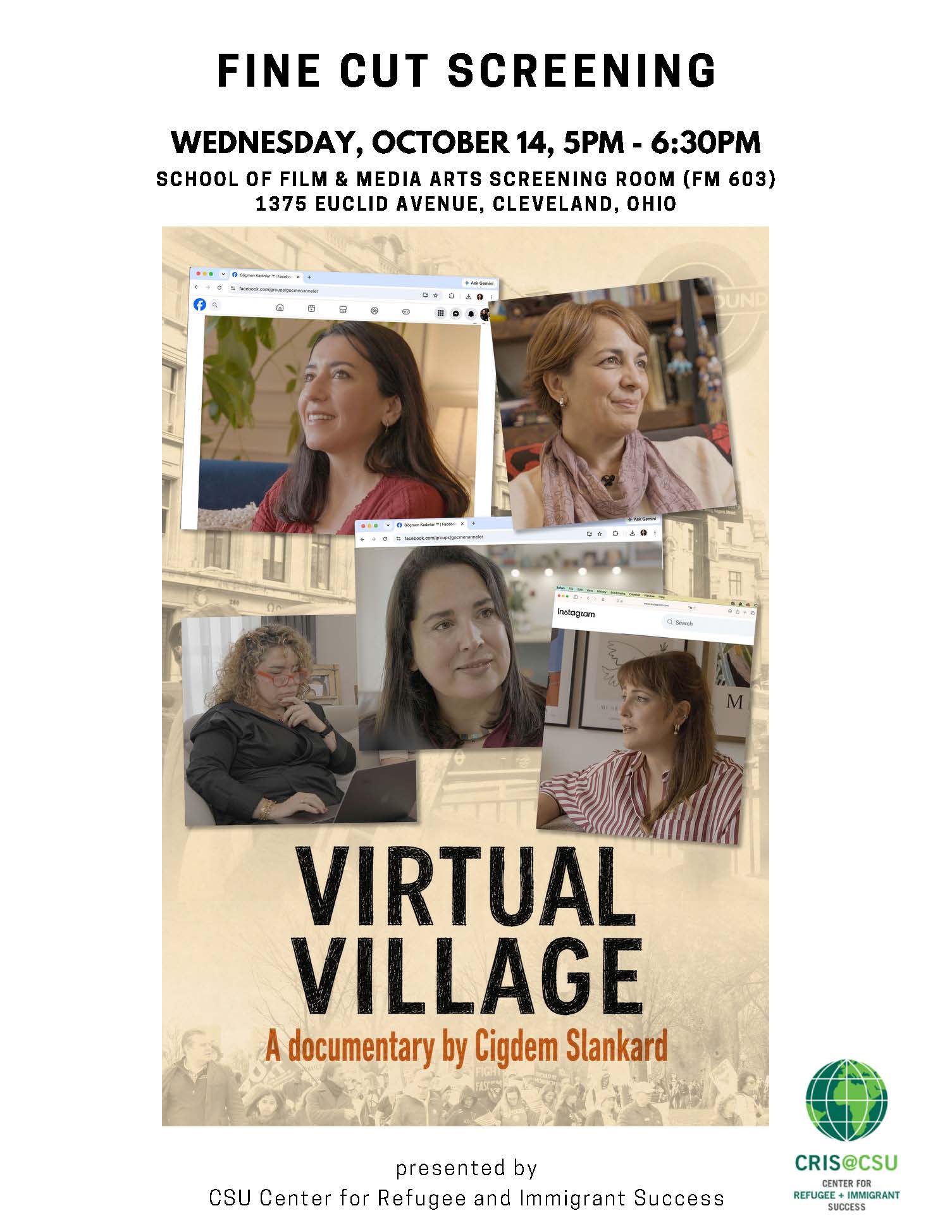 Virtual Village Fine Cut Film Screening 