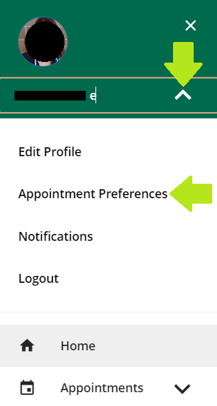 Appointment Preferences