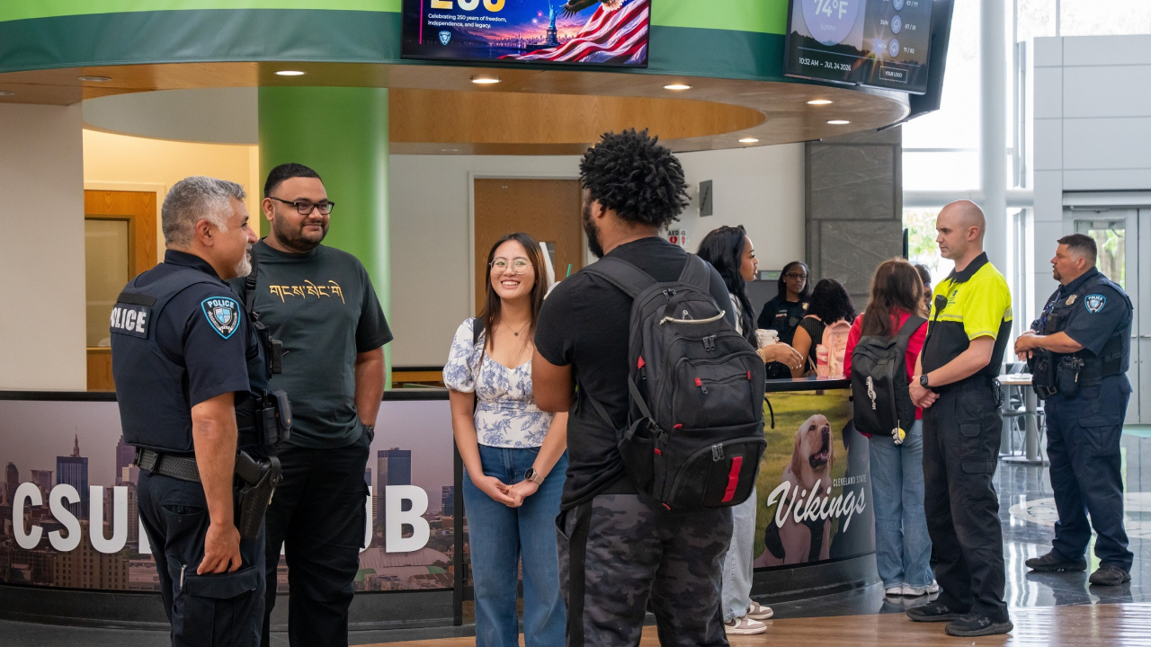 CSUPD Personnel at the Hub