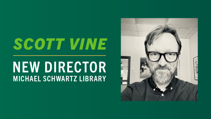 Scott Vine new director Michael Schwartz Library