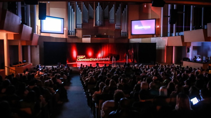Tedx Cleveland State University auditorium