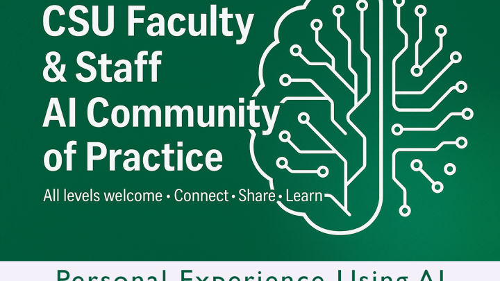 AI Community of Practice - Personal Experience AI
