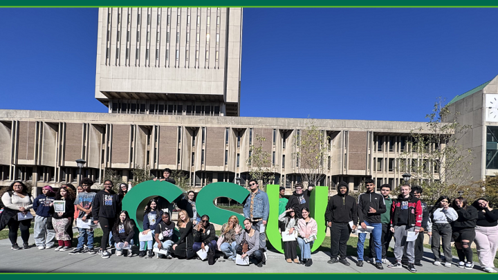 CMSD students during a visit to CSU in Fall 2025