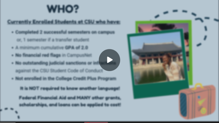 An image that links to a video about education away eligibility