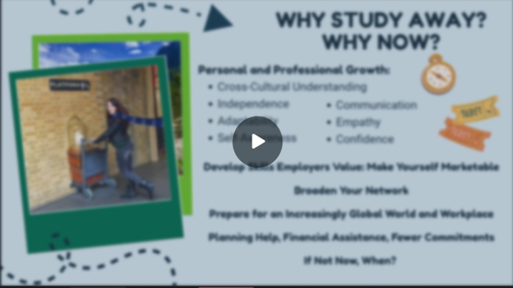 An image that links to a video explaining the benefits of Education Away