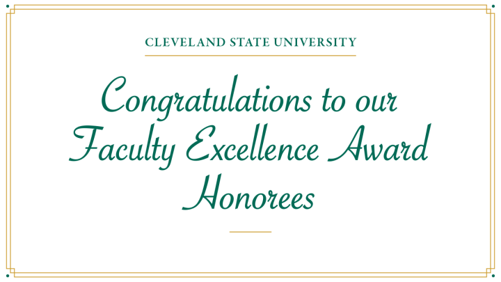 Faculty Excellence Awards
