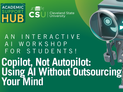 Workshop: Using AI Without Outsourcing Your Mind
