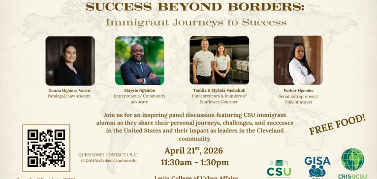 CSU's Global Inclusion Student Association is hosting a seminar that gives students the chance to talk to and learn from successful newcomers!